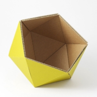 Corbeille de rangement - Moutarde